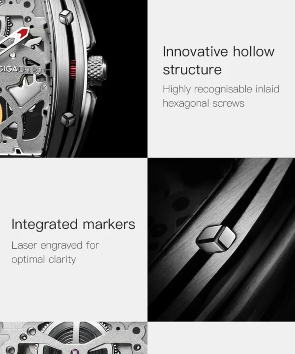 CIGA Design™ Z Series – Skeleton Automatic Watch with Sapphire Glass - Image 17