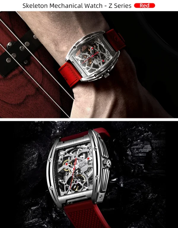 CIGA Design™ Z Series – Skeleton Automatic Watch with Sapphire Glass - Image 9