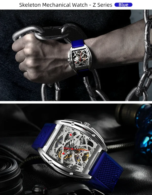 CIGA Design™ Z Series – Skeleton Automatic Watch with Sapphire Glass - Image 8