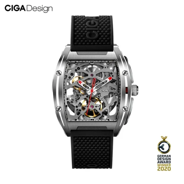 CIGA Design™ Z Series – Skeleton Automatic Watch with Sapphire Glass - Image 3