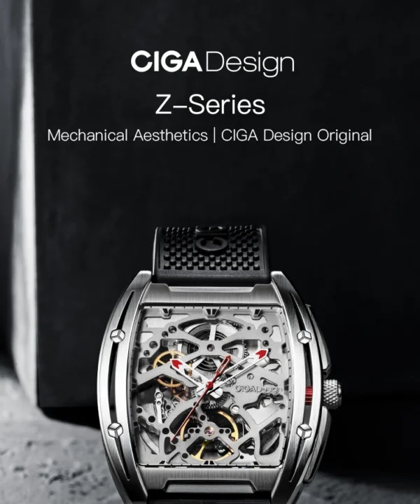 CIGA Design™ Z Series – Skeleton Automatic Watch with Sapphire Glass - Image 13