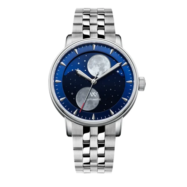 Welly Merck™ Prestige Lunar – Automatic Moon Phase Watch (Sapphire Crystal) - Image 2