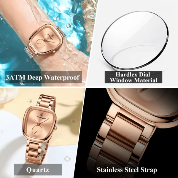 ELEGANT™ RoseGold Luxe – Women’s Stainless Steel Quartz Watch - Image 15