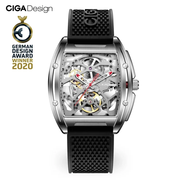 CIGA Design™ Z Series – Skeleton Automatic Watch with Sapphire Glass
