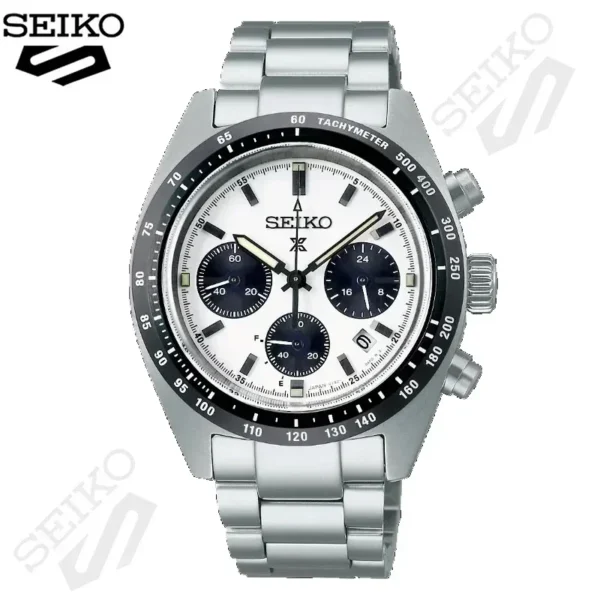 SEIKORA™ Prestige Chronograph – Stainless Steel Quartz Racing Edition