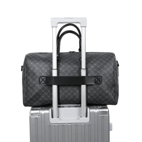Montreux™ Black Travel Duffel – Luxury Carryall for Modern Gentlemen - Image 6